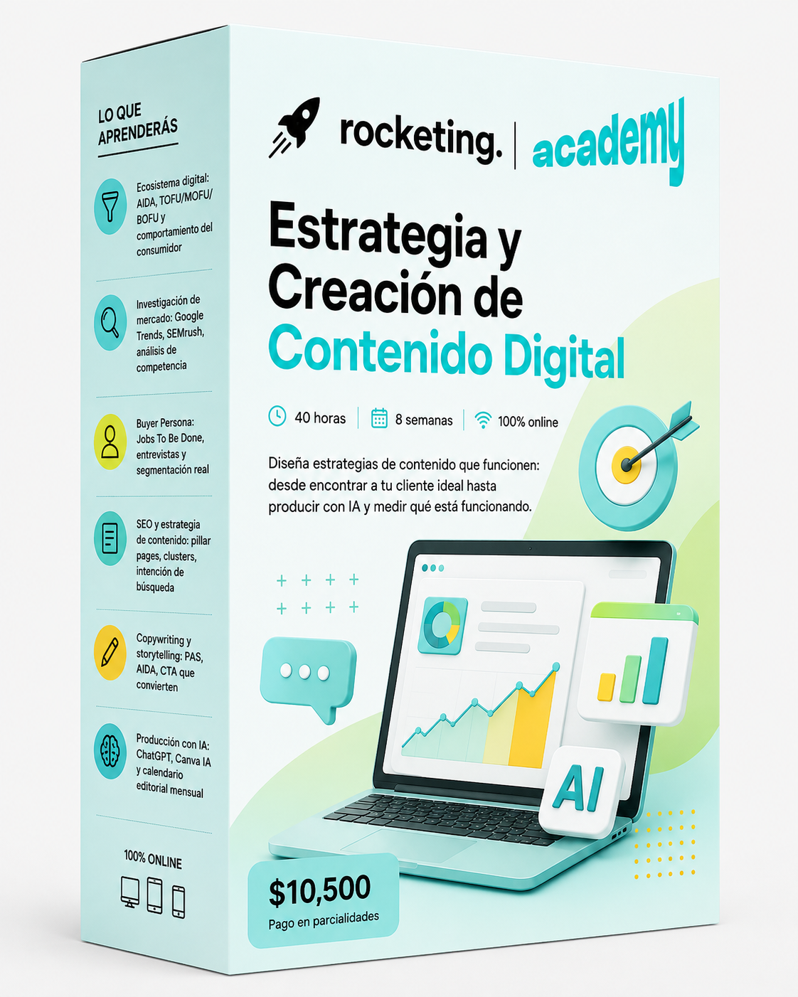 Curso 01: Estrategia y Creación de Contenido Digital — Rocketing Academy